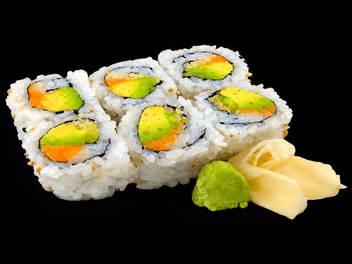 Crispy Spicy Avocado Roll (6pcs)