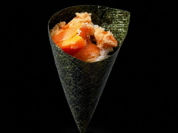Spicy Yam Hand Roll