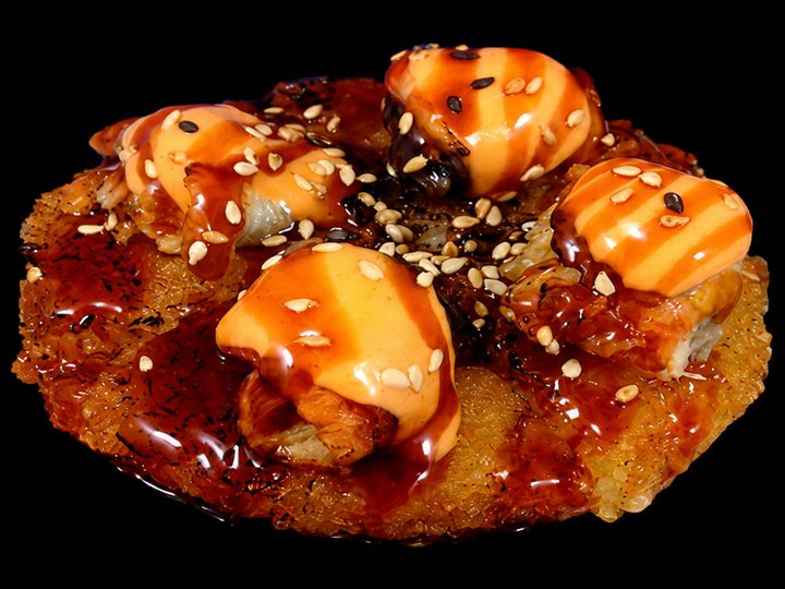 BBQ Eel Sushi Pizza ( 8pcs)