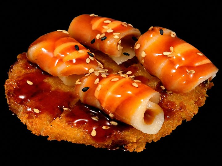 White Tuna Sushi Pizza ( 8pcs)